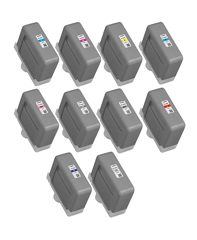 Canon Pfi-3300 330ml 10-Color Pigment Ink Tank Bundle for imagePROGRAF Pro-2600, Pro-4600 and Pro-6600 Printers