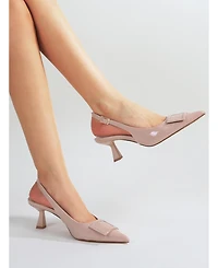Berness Celestine Kitten Heel Slingbacks