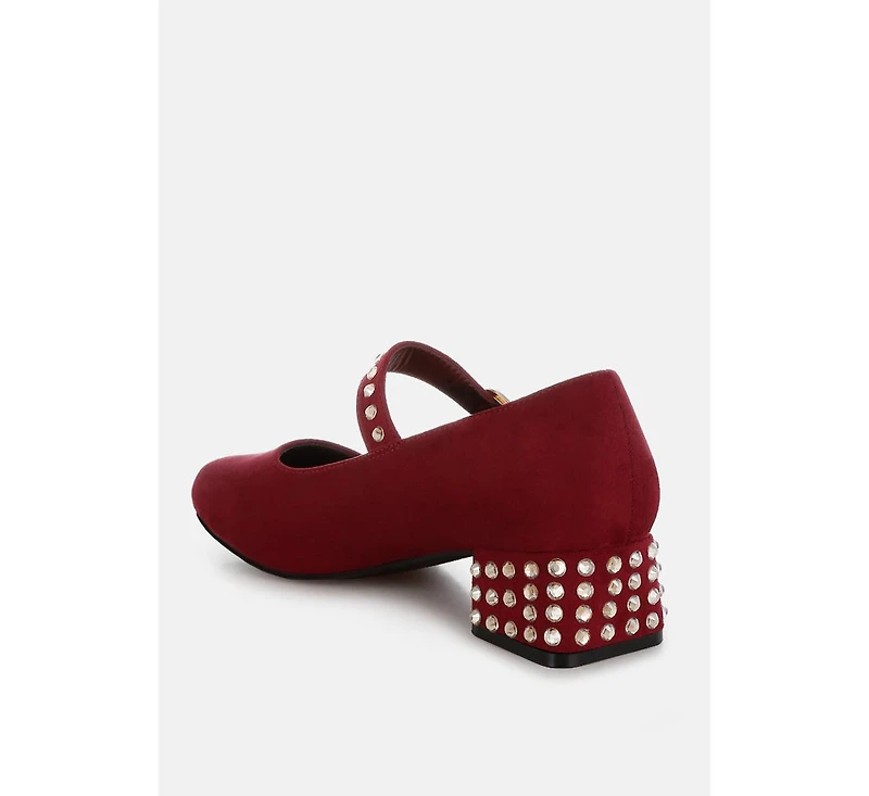 Sima Studded Mary Jane Pumps Women