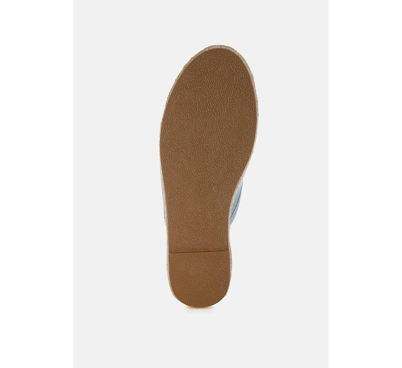 Midori Denim Slip-On Mules