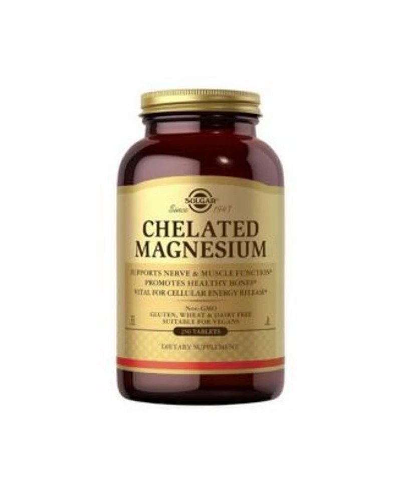 Solgar Chelated Magnesium Tablets 250 Tabs
