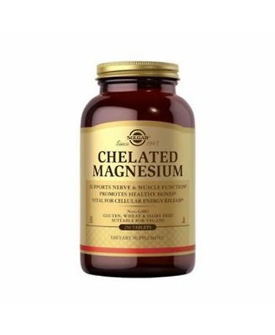 Solgar Chelated Magnesium Tablets 250 Tabs