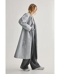 Nasty Gal Premium Corseted Detail Maxi Coat
