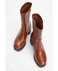 Prologue Shoes Beck Platform Block Heel Boot (Women)