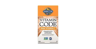 Garden of Life Vitamin code ,Raw Vitamin C 120 vcaps