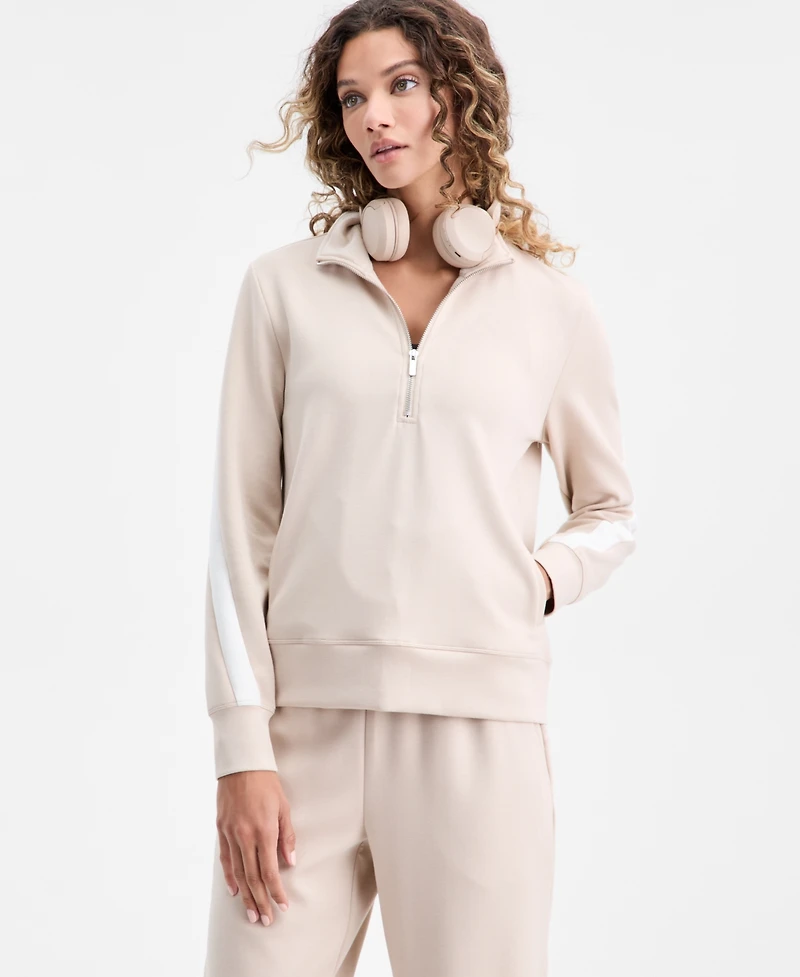Id Ideology Women's Half-Zip Sweatshirt, Macy's Exclusive