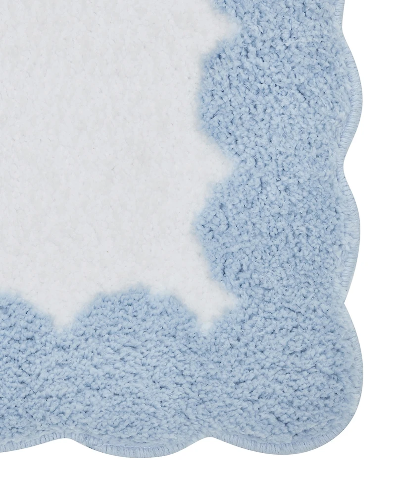 Vcny Home Dotted Edge Tufted Bath Rug, 18" x 27"