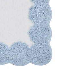 Vcny Home Dotted Edge Tufted Bath Rug, 18" x 27"
