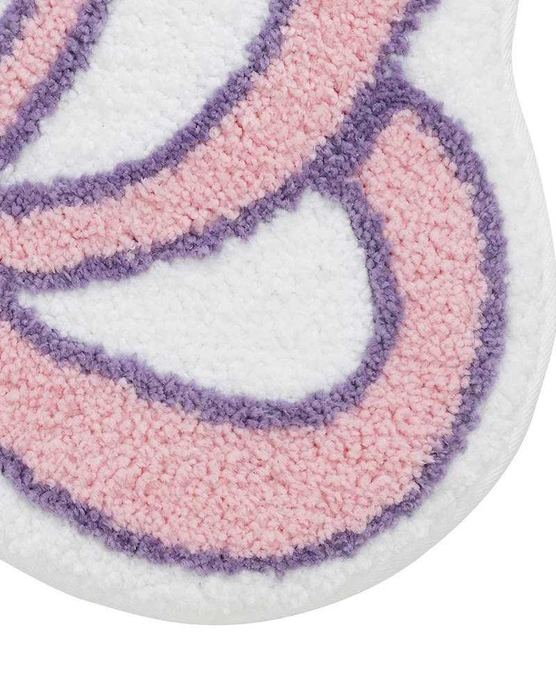 Vcny Home Bow Shaped Tufted Bath Rug, 18" x 27"