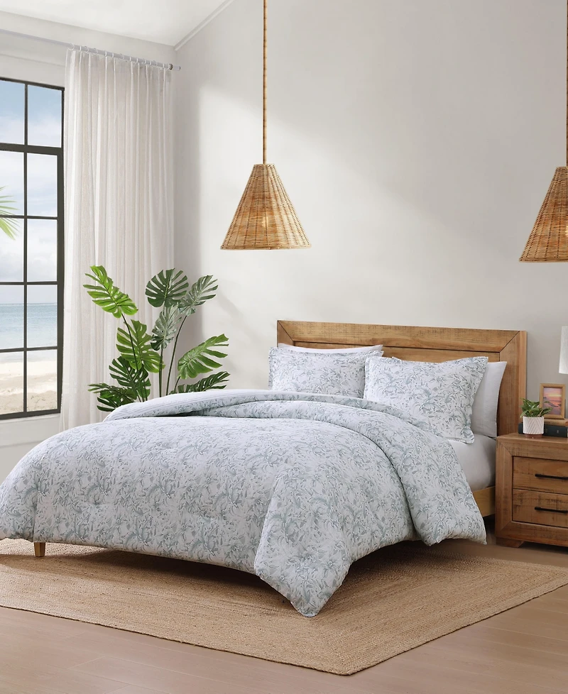 Tommy Bahama Orchid Bay 3-Pc. Comforter Set, Full/Queen