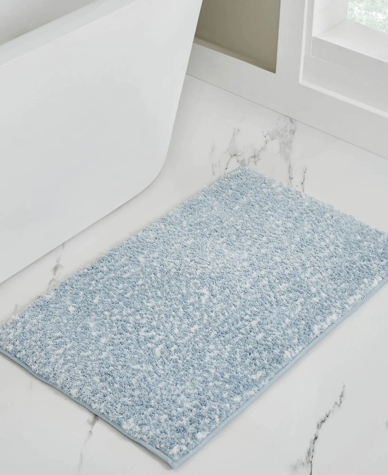 Vcny Home Heathered Memory Foam Bath Rug, 20" x 32"
