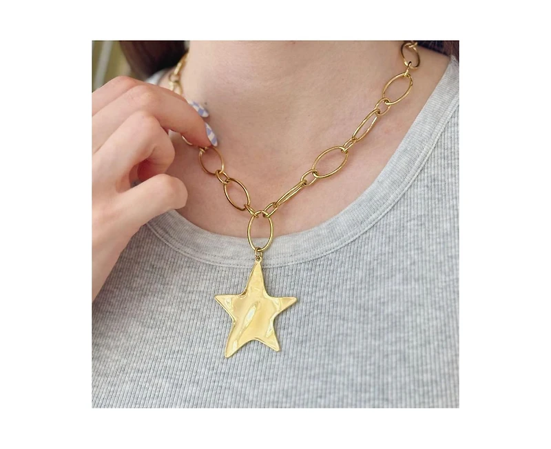 Chunky Star Pendant Necklace