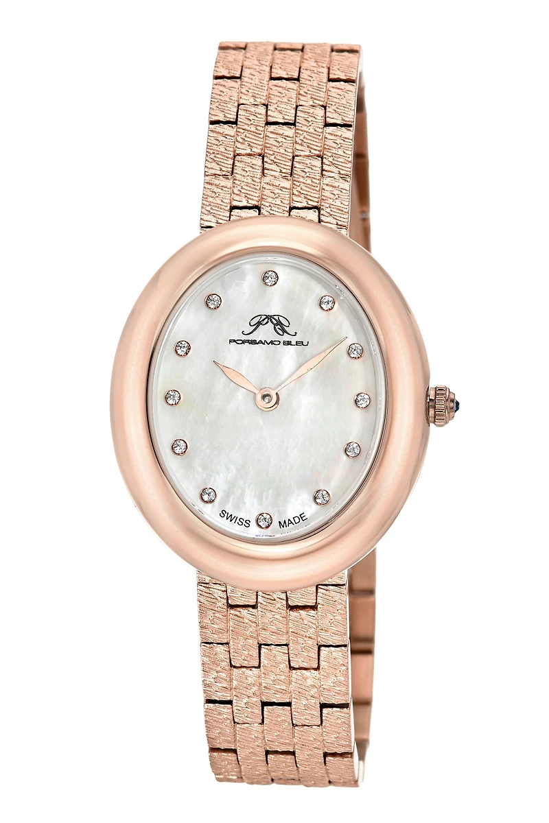 Porsamo Bleu Women's Angelica Stainless Steel Bracelet Watch 1341CANS