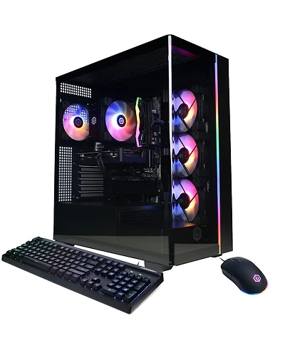 CyberPowerPC Gamer Master Gaming Desktop Computer, Amd Ryzen 7 8700F 4.1GHz, 16GB Ram, 2TB Ssd, Amd Radeon Rx 9060 Xt 8GB, Windows 11 Home, Black