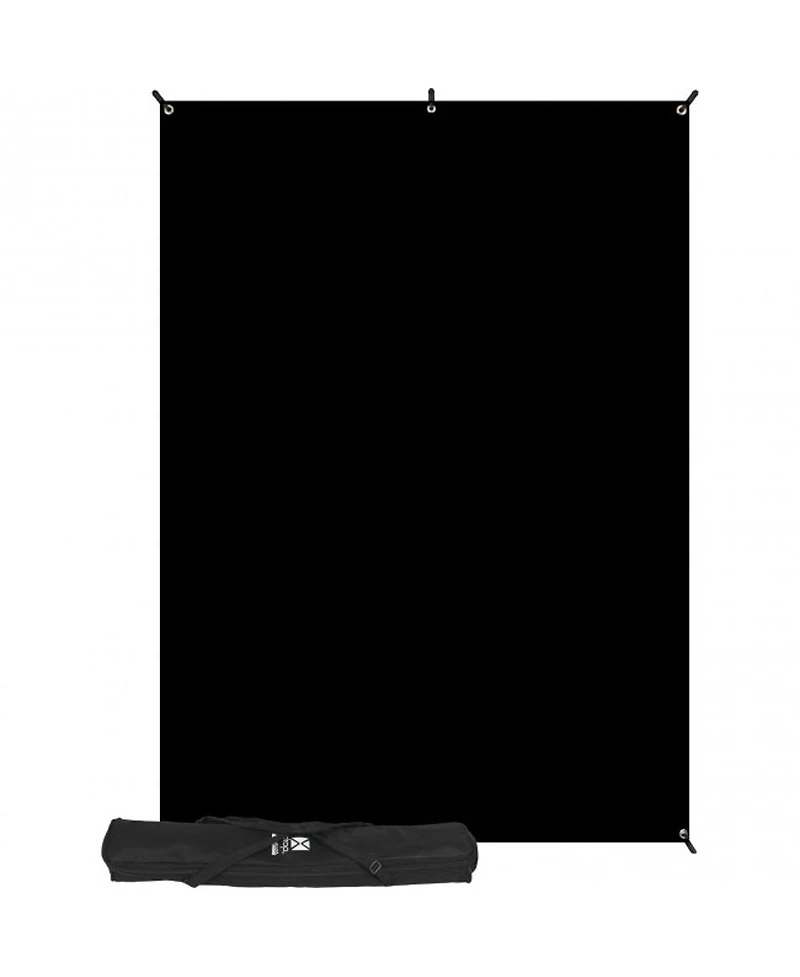 Westcott 5 x 7' Black X-Drop Backdrop Kit, with X-Drop Stand and Travel Case