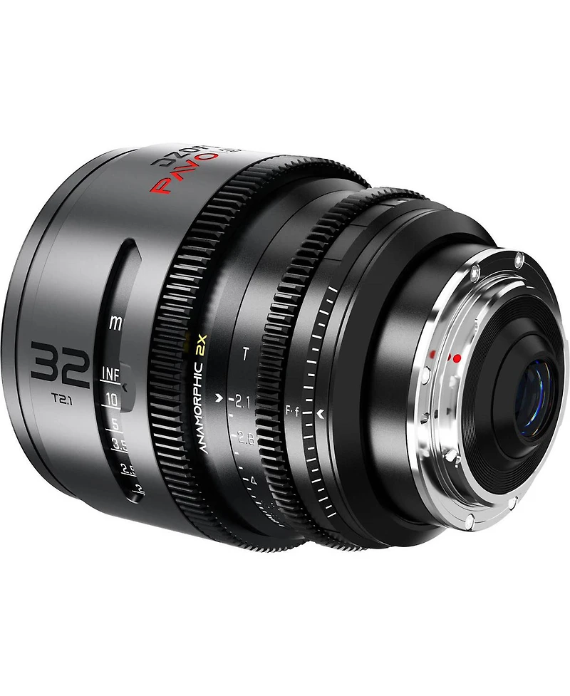 Dzofilm DZOFilm Pavo 32mm T2.1 2x Anamorphic Prime Lens for Pl/Ef Mount, Neutral Coating (Feet)