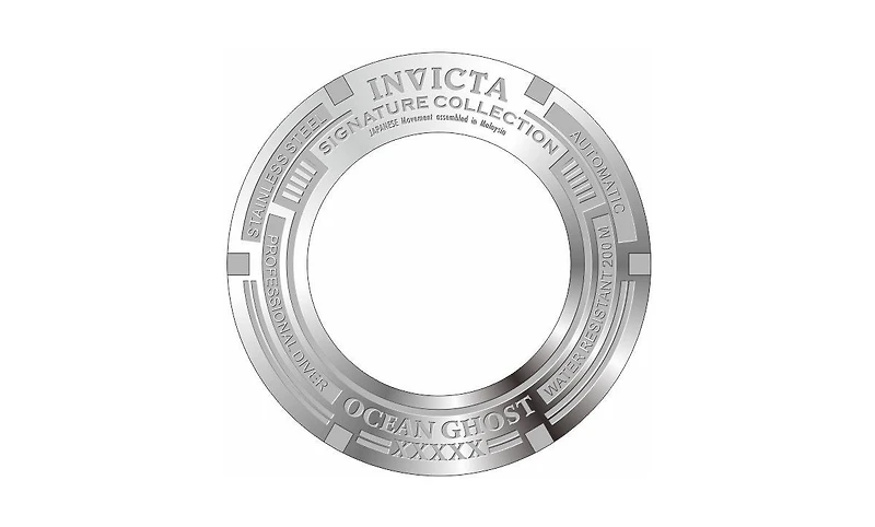 Invicta Men's Signature Automatic 3 Hand Black Dial Watch