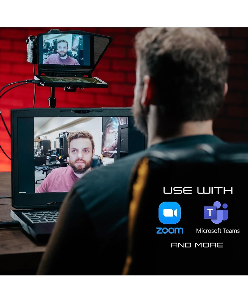 Ikan Hs-PT700-ugk Homestream Teleprompter Upgrade Kit with 7" Monitor and Elite Remote