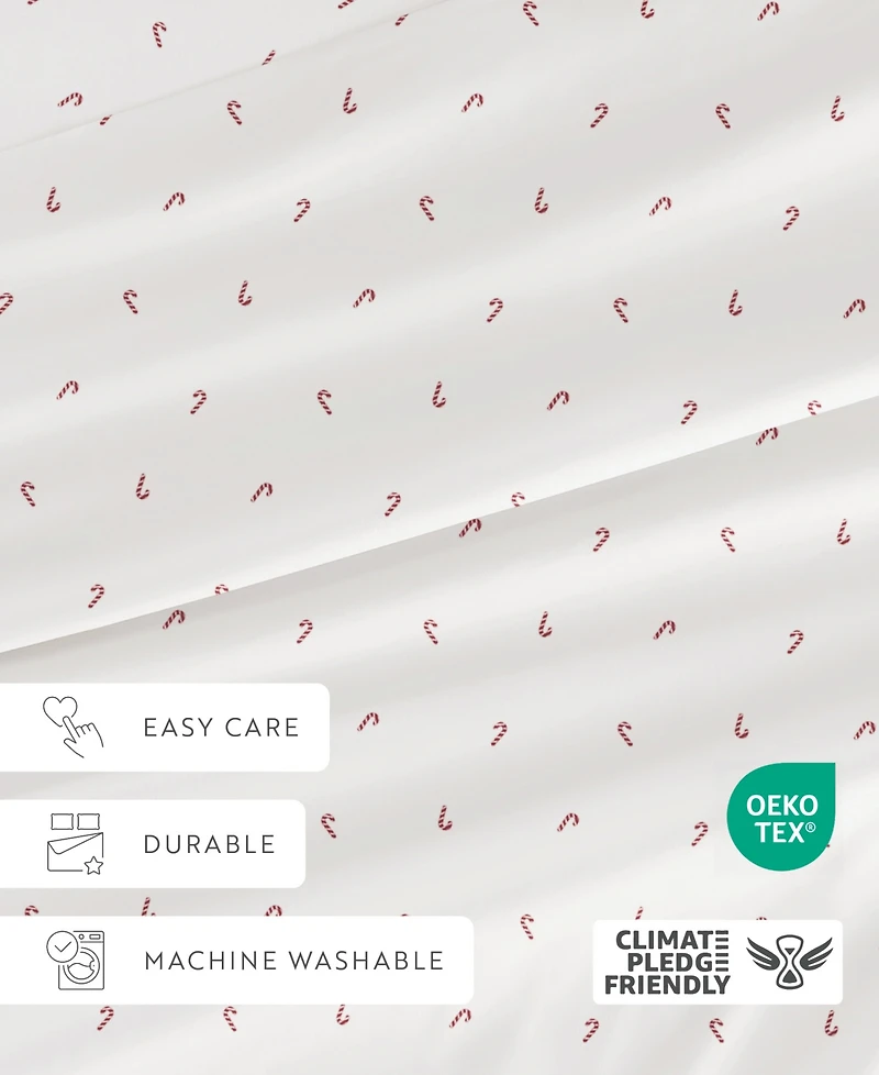 ienjoy Home Holiday Pattern 3-Pc. Sheet Set, Twin