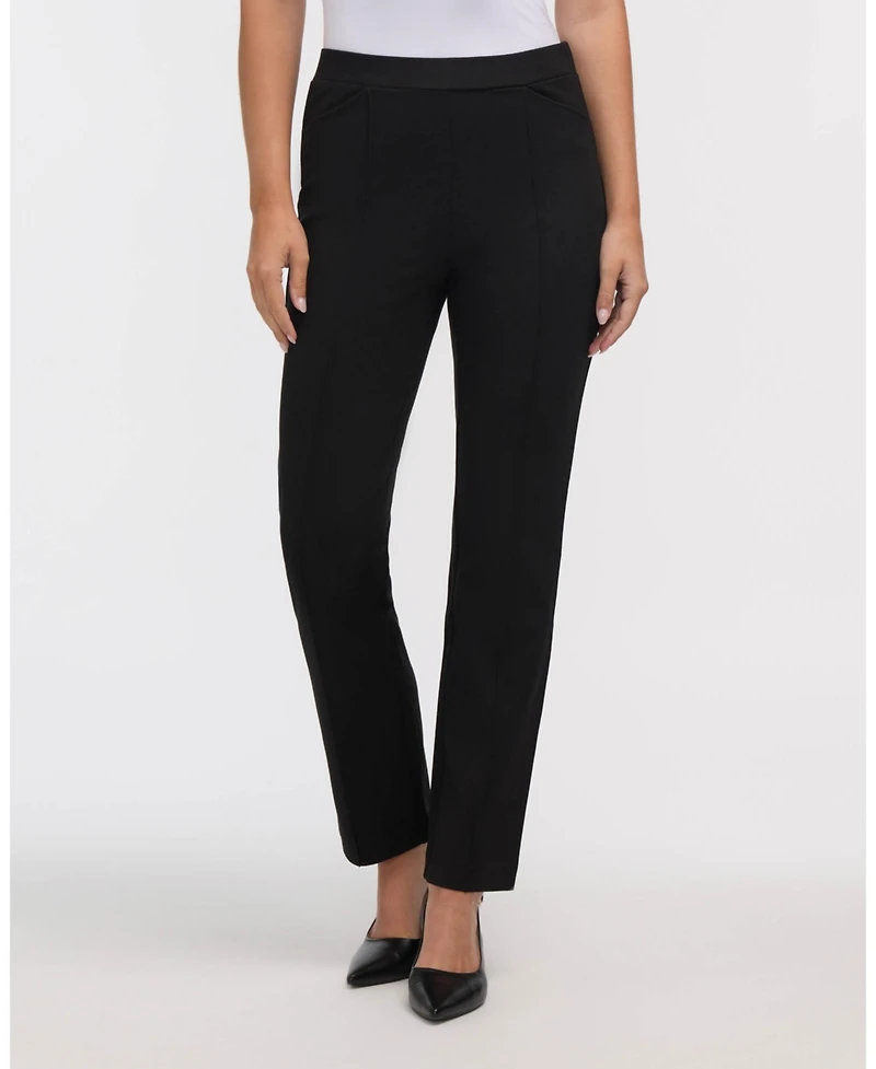 Ellen Tracy Women's Pull-On Pant with Pintuck Detail