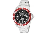 Invicta Men's Pro Diver Quartz 3 Hand Black Dial Watch