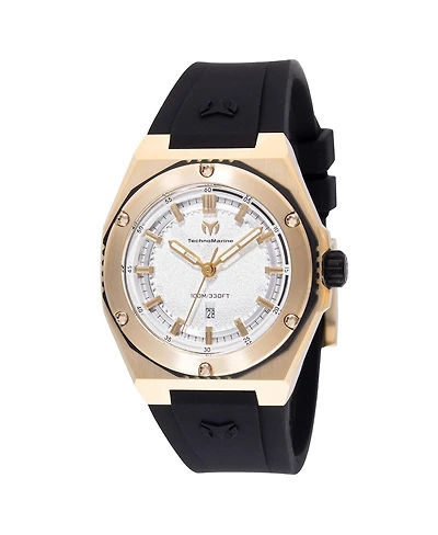 Technomarine Women's Tm-416057 Coral Quartz Silver Dial Watch
