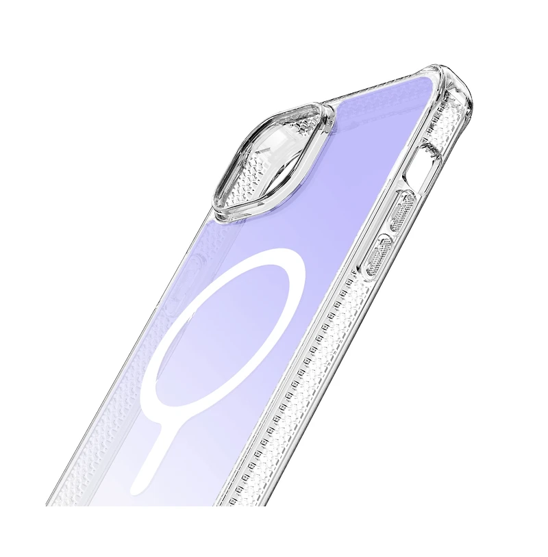 ITSkins Hybrid_R Iridescent MagSafe Case for Apple iPhone 15 / iPhone 14 / iPhone 13