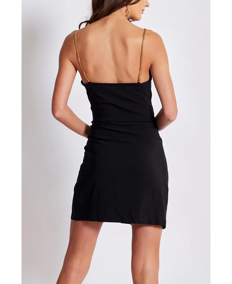 Bishop + Young Women's Malone Faux Wrap Mini Dress