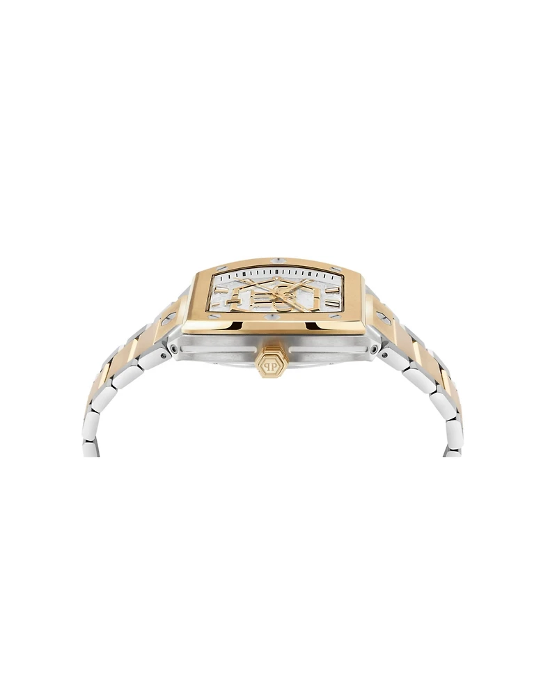 Philipp Plein Men's Two Tone Stainless Steel Watch, 44mm