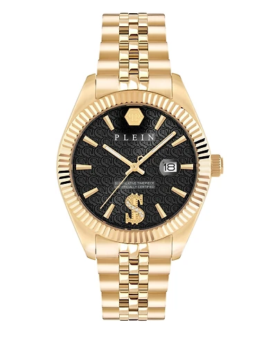 Philipp Plein Men's Black Stainless Steel Watch, 41mm