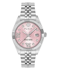 Philipp Plein Women's Silver Stainless Steel Watch, 34mm
