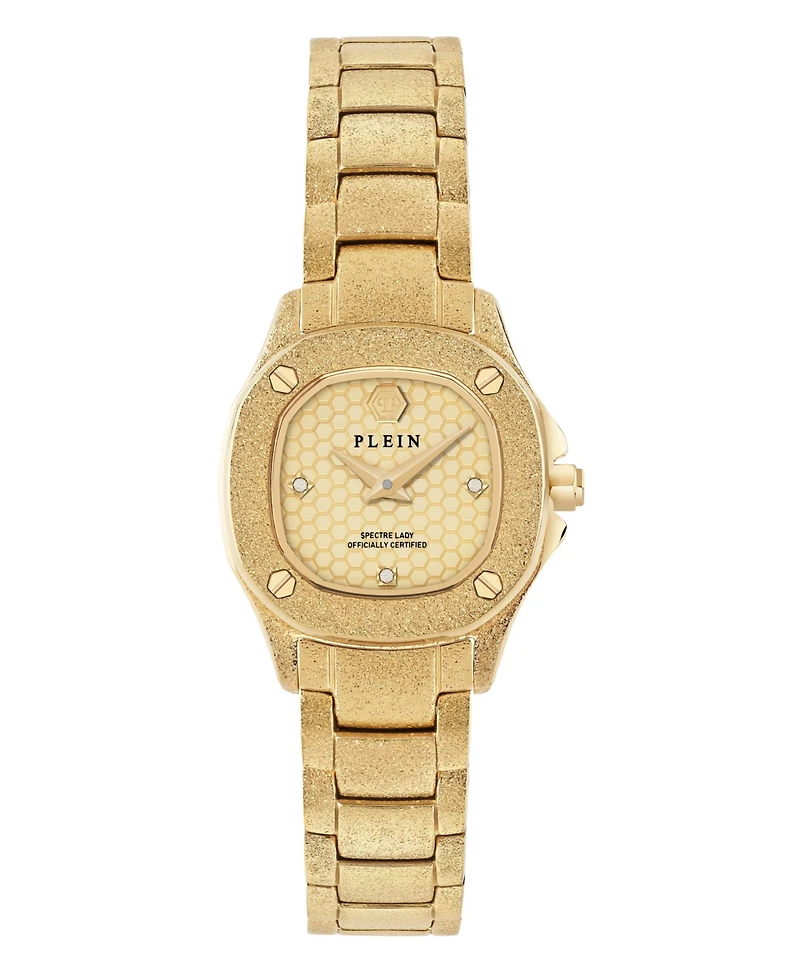 Philipp Plein Women's Gold Tone Stainless Steel Watch, 23mm