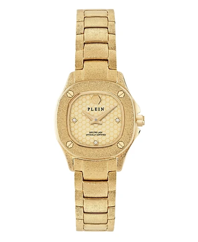 Philipp Plein Women's Gold Tone Stainless Steel Watch, 23mm