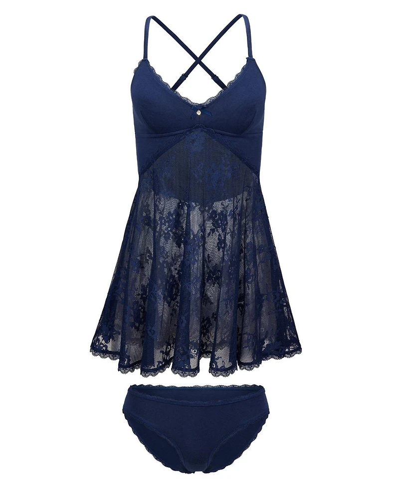 Adore Me Women's Marien Babydoll & Bikini Set