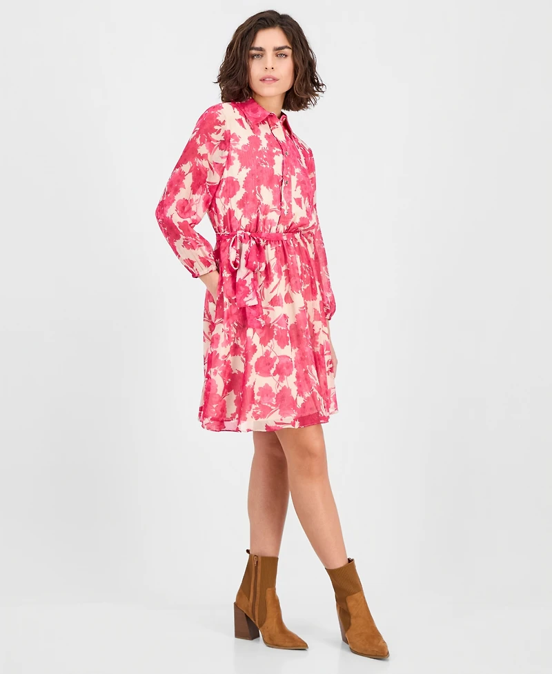 Nautical Jeans Women's Festival Floral Shirtdress