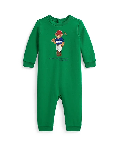Polo Ralph Lauren Baby Boys Bear Print Long-Sleeve Coverall