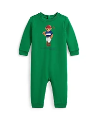 Polo Ralph Lauren Baby Boys Bear Print Long-Sleeve Coverall