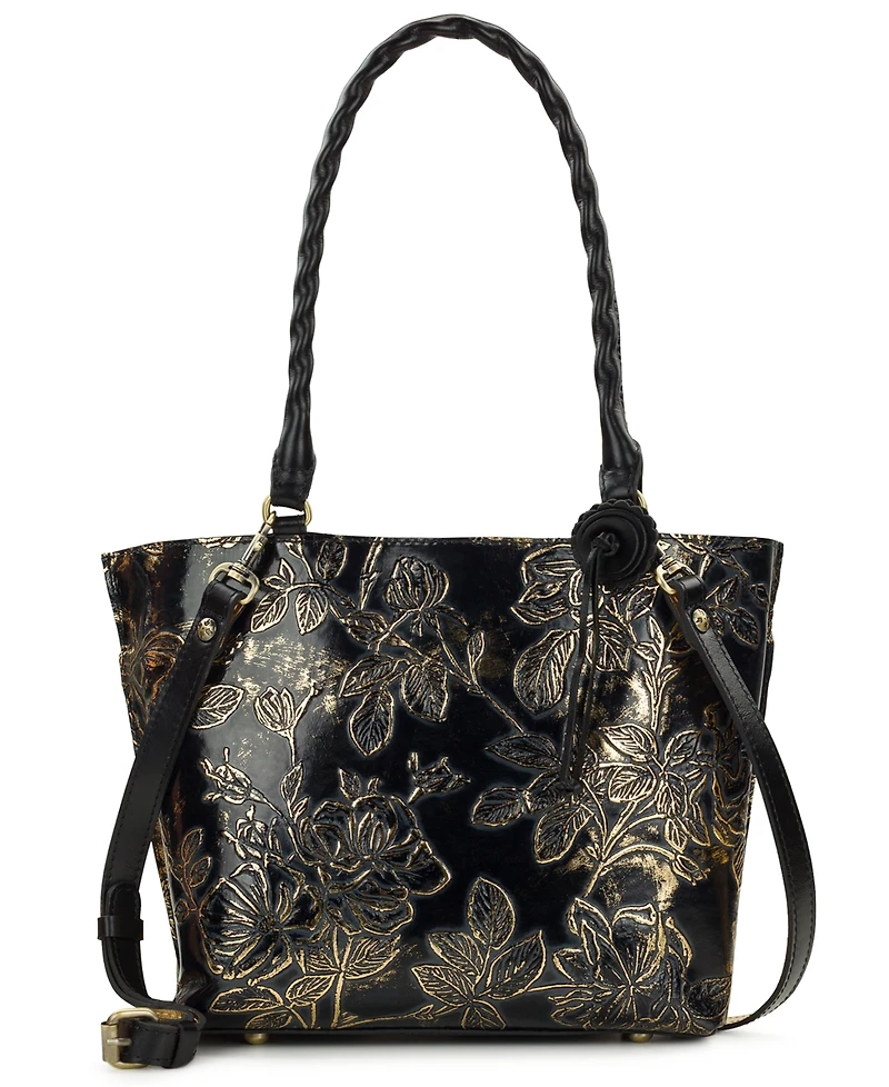 Patricia Nash Alexia Bark Leaves Textured Tote Bag, Macy's Exclusive