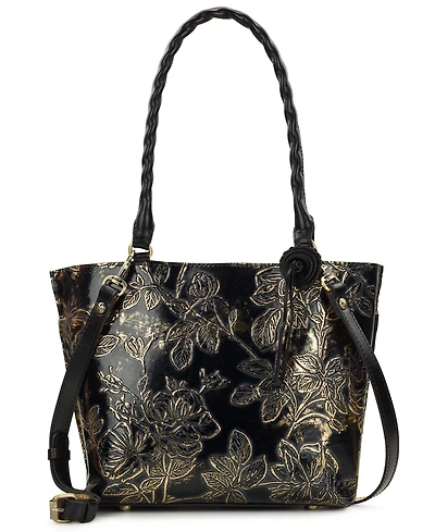 Patricia Nash Alexia Bark Leaves Textured Tote Bag, Macy's Exclusive