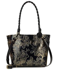Patricia Nash Alexia Bark Leaves Textured Tote Bag, Macy's Exclusive