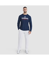 Fanatics Men's Navy New York Rangers Authentic Pro Rink Tech Long Sleeve T-Shirt
