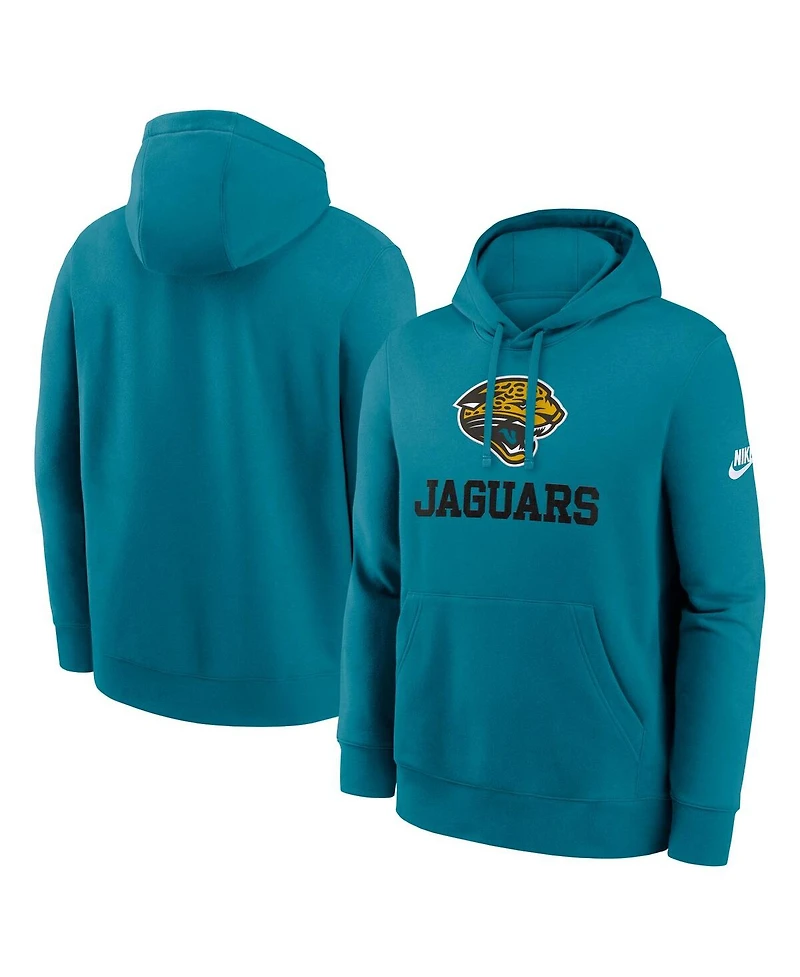 Nike Men's Teal Jacksonville Jaguars Best Season Rewind Club Pullover Hoodie