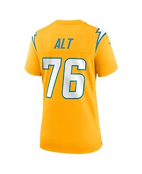 Nike Women's Joe Alt Gold Los Angeles Chargers Alternate Charger Power Game Jersey