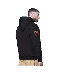 Starter Men's Black Chicago Bears Big Shot Full-Zip Double Hoodie