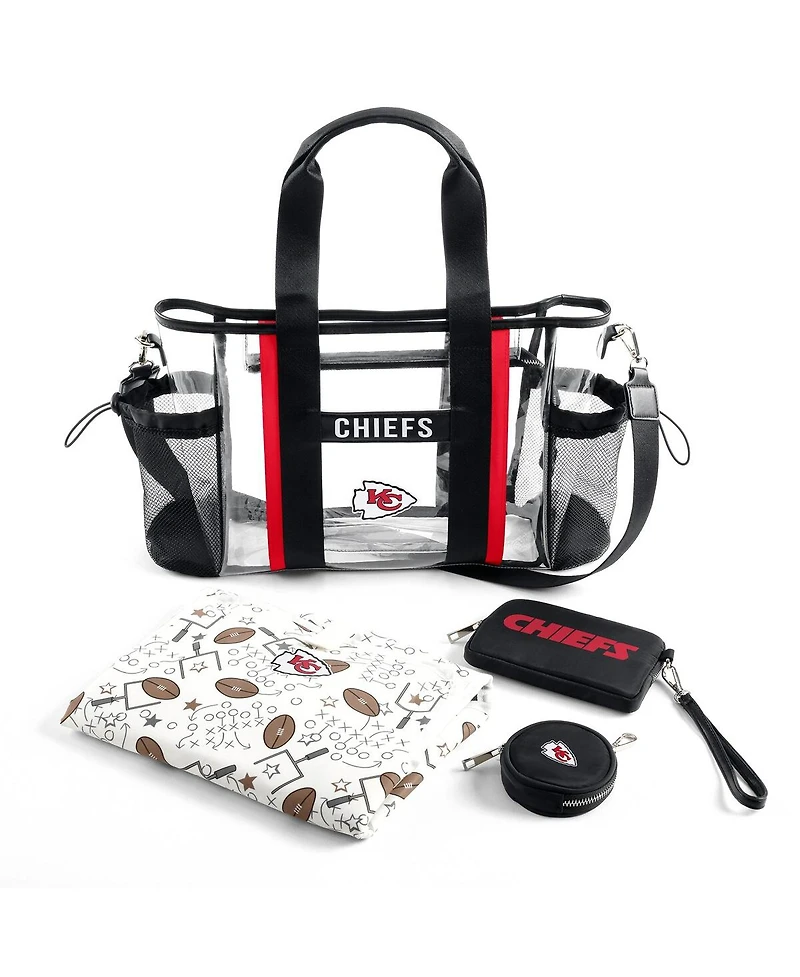 Wear by Erin Andrews Kansas City Chiefs Clear Stadium Baby Bag