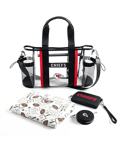 Wear by Erin Andrews Kansas City Chiefs Clear Stadium Baby Bag