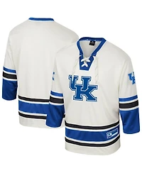Colosseum Men's Cream Kentucky Wildcats Puck Proud Fashion Hockey Jersey