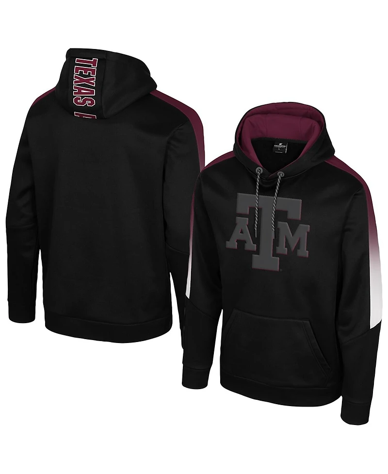 Colosseum Men's Black Texas A M Aggies The Gang Blackout Hoodie