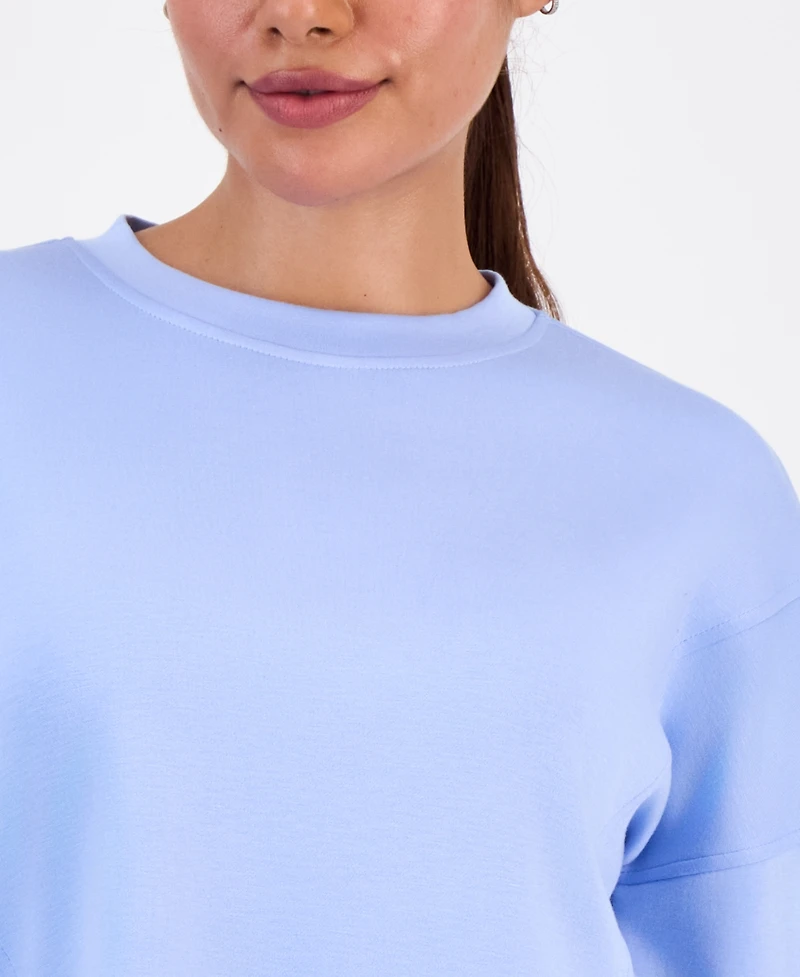 I.n.c. International Concepts Petite Crewneck Long-Sleeve Sweatshirt, Macy's Exclusive