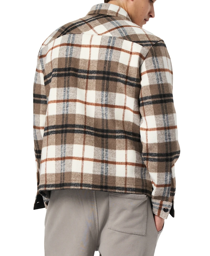 Buffalo David Bitton Men's Jace Plaid Button front Shacket